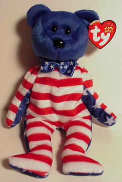 liberty beanie baby value