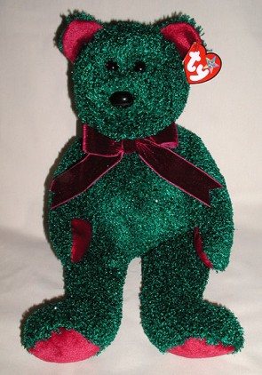 2001 holiday teddy beanie baby