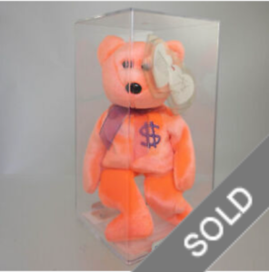 Authenticated TY Beanie Baby - BILLIONAIRE Bear #3 (Signed by TY Warner #35/650)